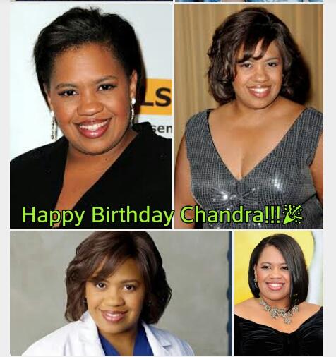 Happy birthday Chandra Wilson!!!  