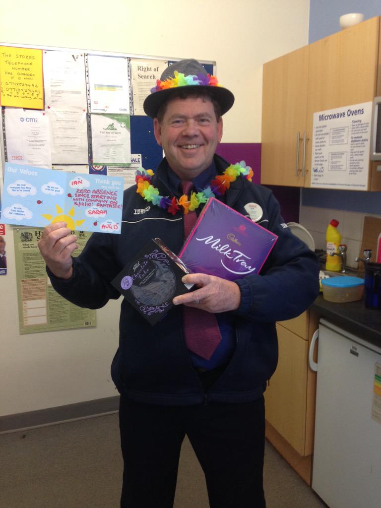 Ian celebrating ZERO absence since 16/12/2010 <a href="/ziggyhamer/">ian hamer</a> <a href="/julier1962/">julie rich</a> <a href="/mattashby27/">Matt Ashby</a>