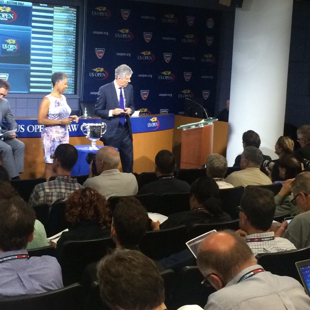 annacaldwell's tweet image. Aussie bad boy @NickKyrgios will face Andy Murray in the first round of the #USOpen2015. Big start! #opendraw