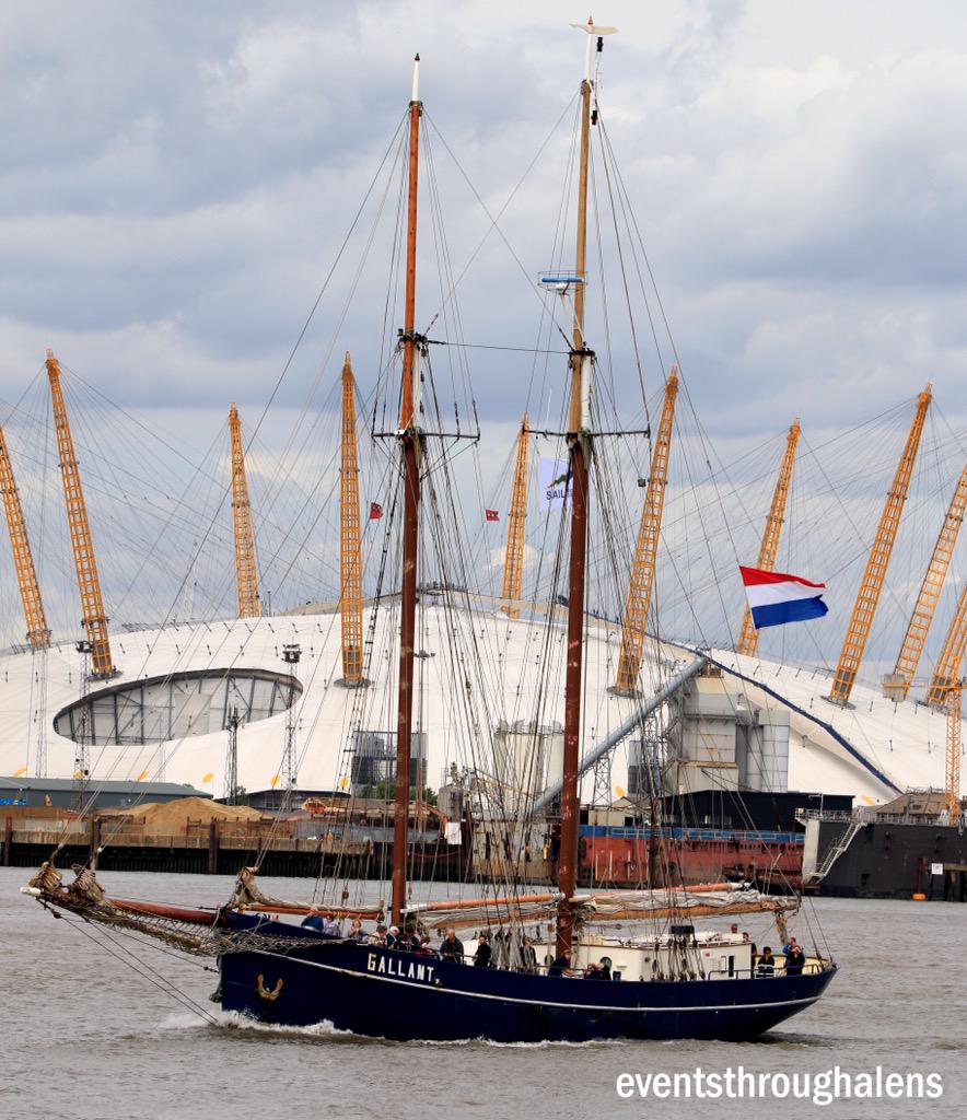 A selection of Tall Ships passing through Greenwich today. #TallShips2015