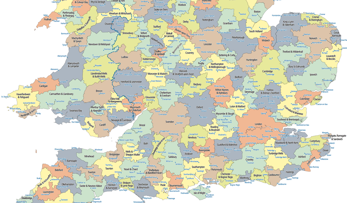Map Of England With Towns And Cities Tim Montgomerie 🇬🇧 On Twitter: "Fascinating Map Of Key Uk Towns And Cities  (Based On Travel To Work Areas) (Full Version Via Http://T.co/D0Jsic8Fvn)  Http://T.co/Xkopuf7Maq" / Twitter