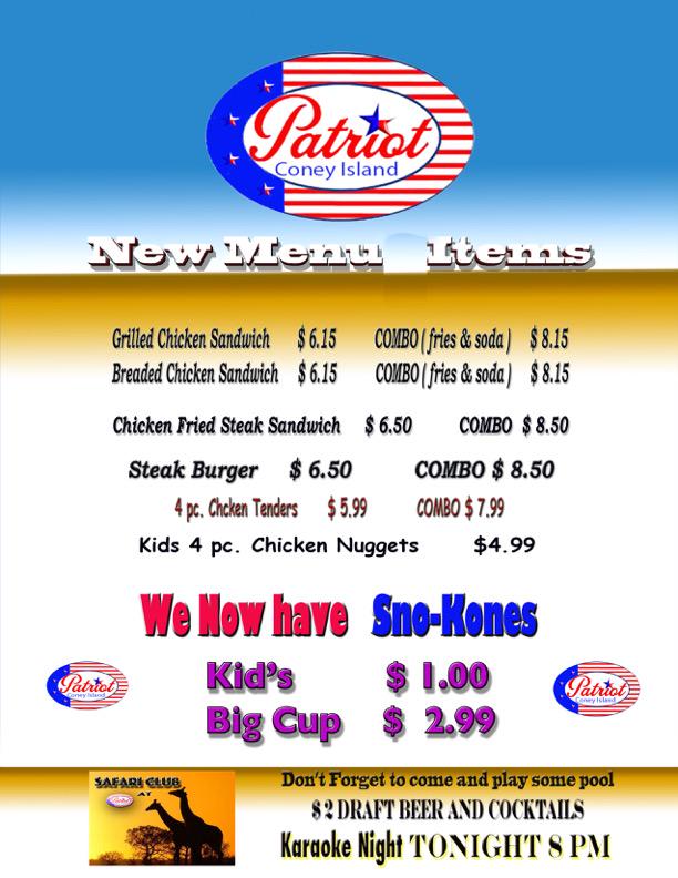 RoweBradly's tweet photo. @PatriotConey  Tonight  Live music http://t.co/cNQd8Lczgv