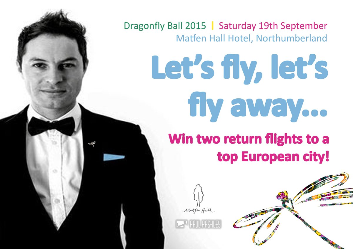 Win flights to a top European city in the raffle at the #DragonflyBall2015 (...Yes, the raffle!) 19/09/15 <a href="/matfenhall/">Matfen Hall</a>