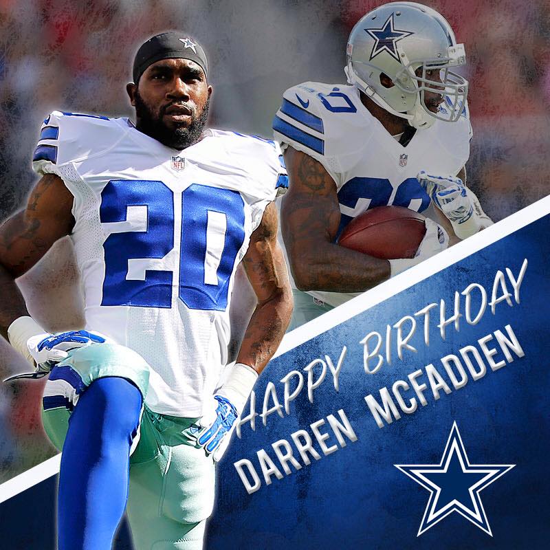   Happy Birthday Darren McFadden! 