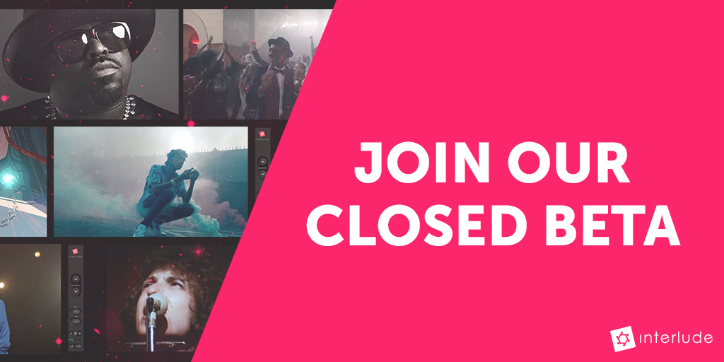InterludeVideo's tweet photo. Interlude is creating something new! Love music and feel interactive? Join  our #betatesting http://t.co/bZOJaKbzlR http://t.co/tMLsiucPBC