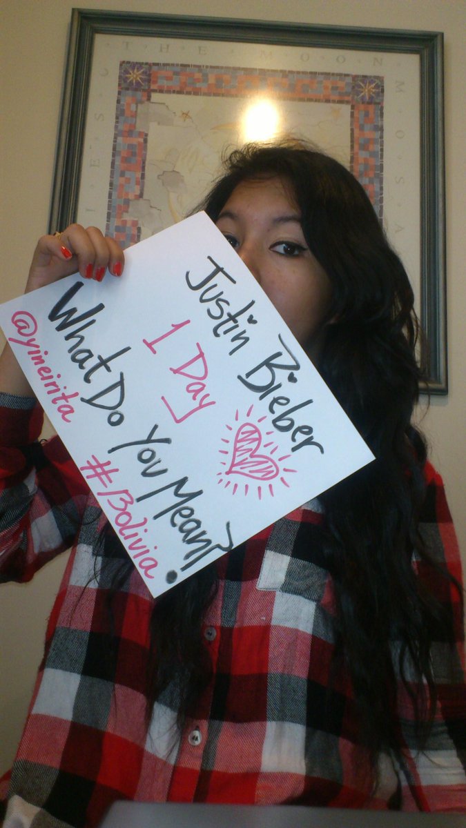 Yineirita's tweet photo. #1DayUntilWhatDoYouMean 
@justinbieber @JBBO_FansClub http://t.co/CGjDk6nUmL