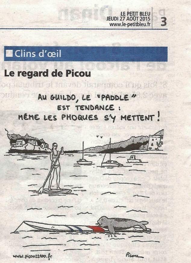 Publication #Picou : le Paddle est tendance... 😂 à Saint-Cast-le-Guildo via <a href="/PetitBleuDinan/">Le Petit Bleu Dinan</a> #Bretagne #Breizh #Dinan