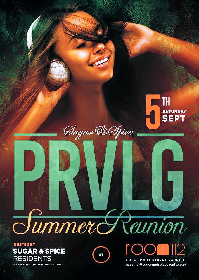 AfterPartyCDF's tweet photo. We are back at @Room112Cardiff Sat 5th September for the Summer Reunion w/ @SugarAndSpiceCF Residents! #PRVLG http://t.co/AMEGMOOdKq