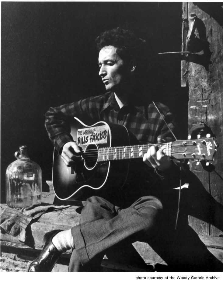 Amazing Historical Photo of Woody Guthrie in 1945 