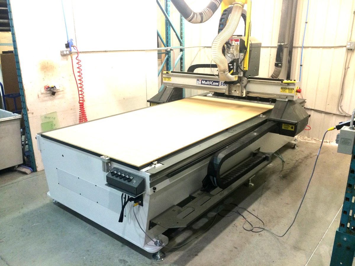MultiCamQuebec's tweet image. Fraiseuse MultiCam Série 3000. Une troisième acquisition pour l'Atelier Plastica à Québec. Merci de votre confiance!