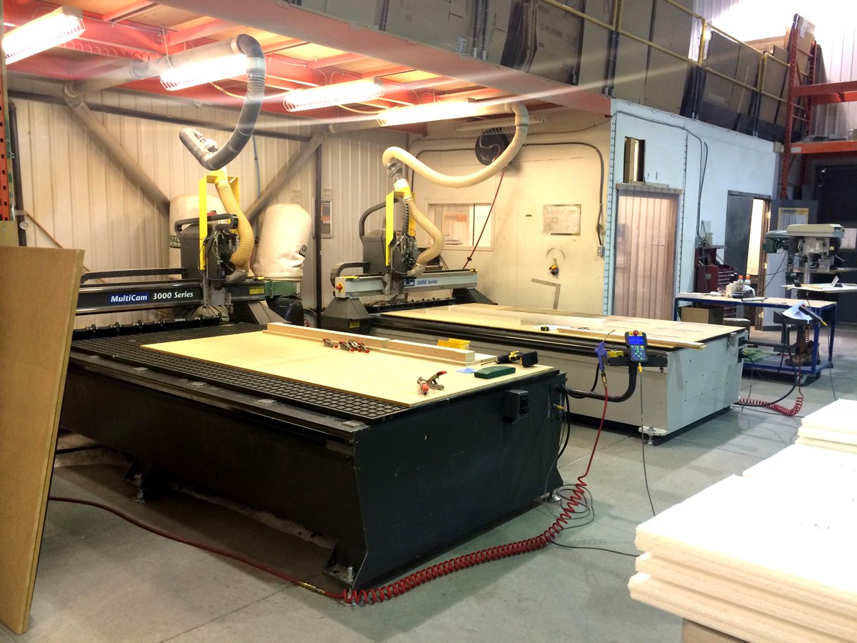MultiCamQuebec's tweet image. Fraiseuse MultiCam Série 3000. Une troisième acquisition pour l'Atelier Plastica à Québec. Merci de votre confiance!