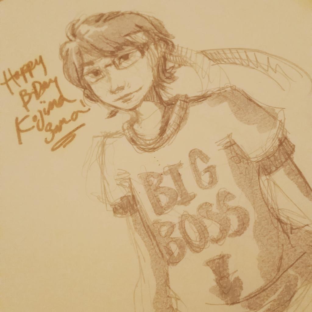  Happy belated birthday Kojima sama!   