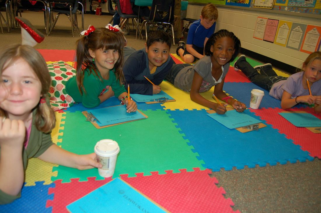 My Students, Reading, Thinking and Writing during Reading/Writing Workshop.