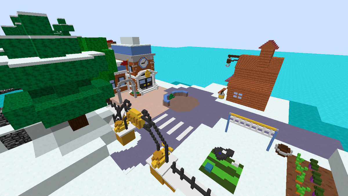 CpDaniell's tweet photo. Penguin Craft the map so far #4 http://t.co/AVXibjuZOp