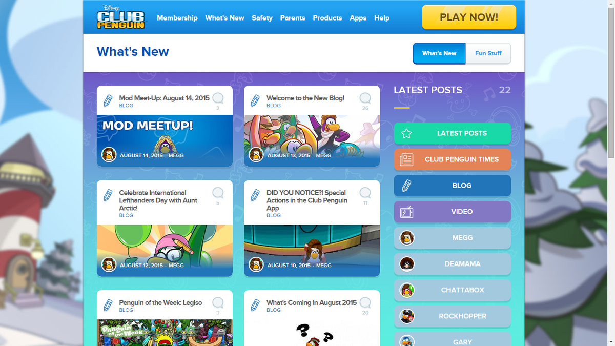FunCPRetweets's tweet photo. Retweet this if you like the BRAND NEW @clubpenguin What's New Blog! http://t.co/TABqCOYo87