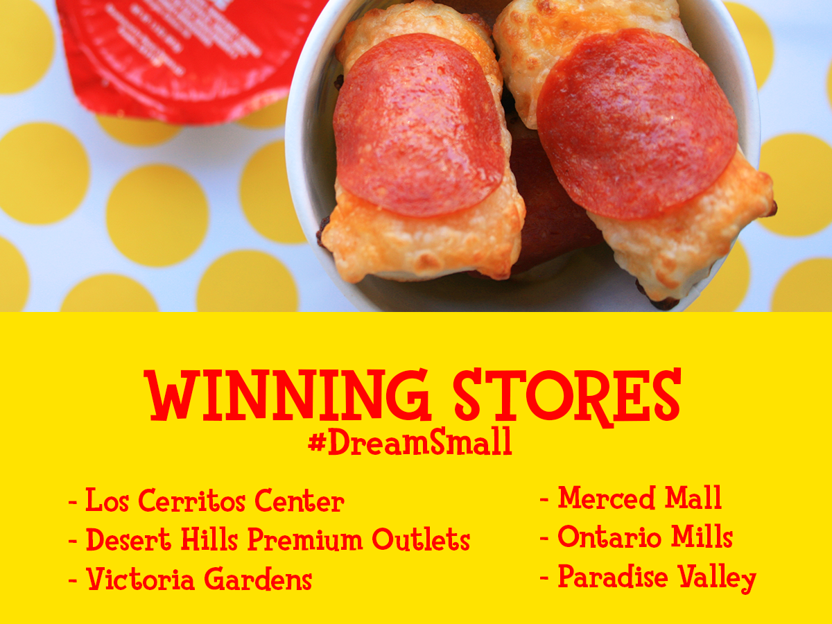 wetzelspretzels's tweet photo. The people have spoken: on 9/3, #PizzaBitz will be in these Wetzel's Pretzels stores- and for free! #DreamSmall http://t.co/SSN1OAAjyB