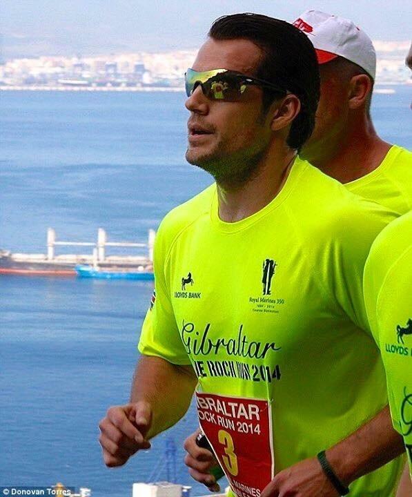 CAASisters's tweet photo. #HenryCavill raised £20,000 for @RMCTF at #GibRockRun Vote for him to win JGAwards by Aug. 30 http://t.co/znwUG271xf http://t.co/r6t2OlTjXJ