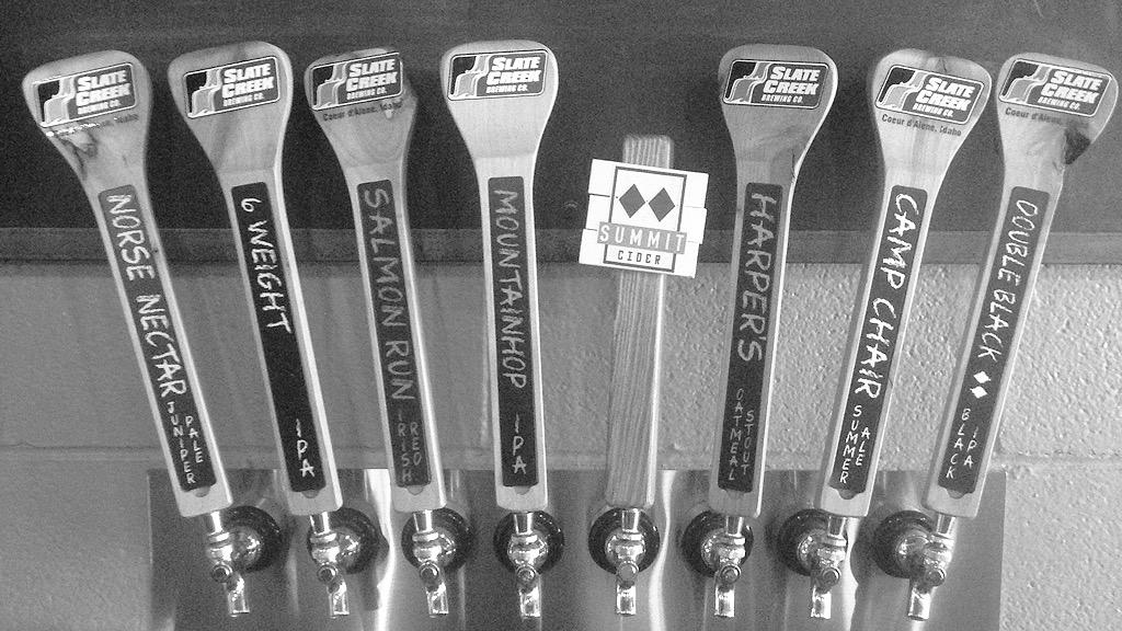 Today's lineup. Friends, drink up! #idahocraftbeer