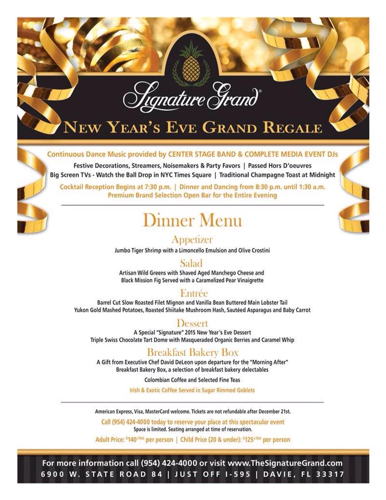 The Signature Grand on Twitter "Spend New Year's Eve with us at the
