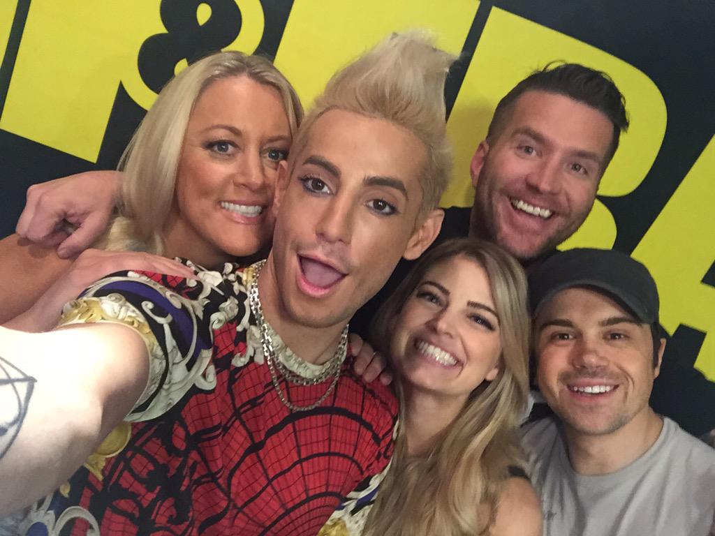 @FrankieJGrande. to Tuesday on The Heidi and Frank Show! 