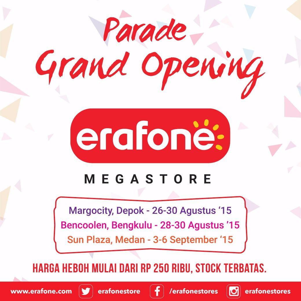 Erafone On Twitter Hari Ini Grand Opening Erafone Megastore Bencoolen Bengkulu Erafoners D Http T Co Xec8urwmme