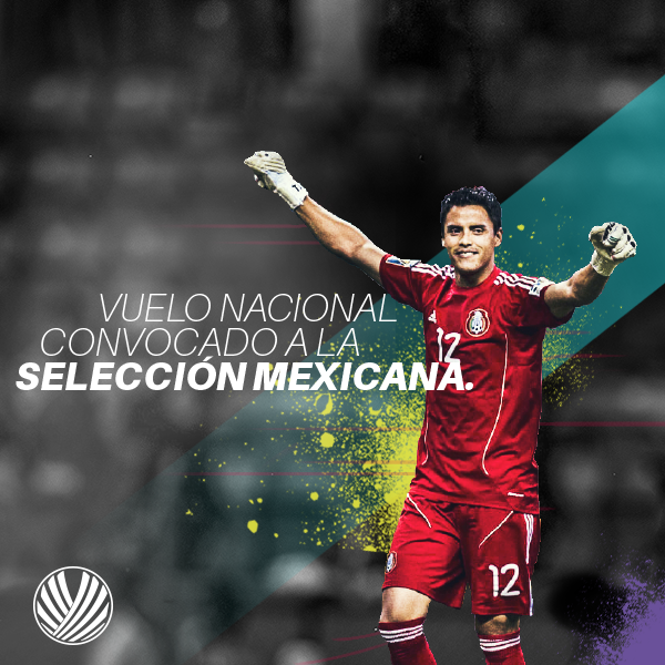 alasportmx's tweet photo. Un vuelo nacional. @1AlfredoTala es convocado para la @miseleccionmx 
#ALA #Sportswear #New #Generation #Goalkeeper http://t.co/3SyxeL8JWR