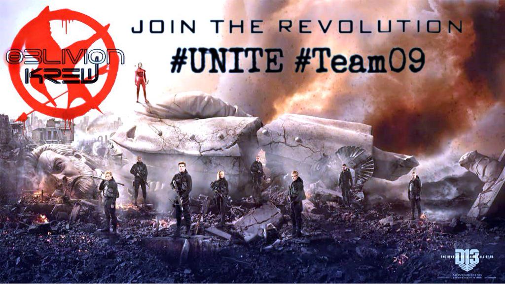 javieromar_8's tweet photo. #team09 #teamhungergames #teamoblivionkrew #teamjuventudvibra2015 πͺπͺπͺ@juventud_vibra @OblivionKrew http://t.co/XsFVr0T8j7