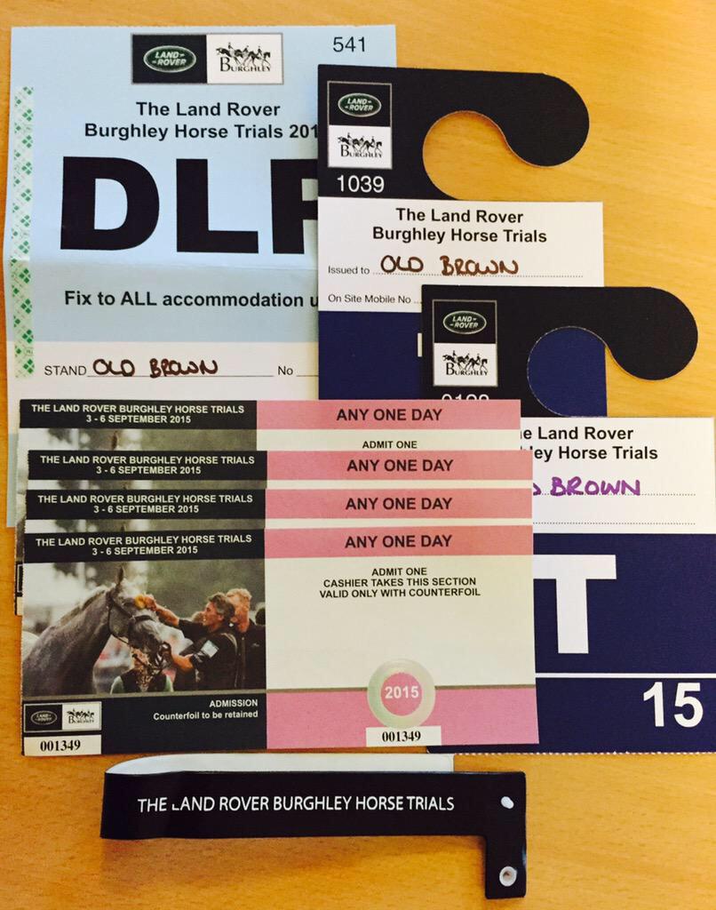 oldbrownkids's tweet photo. Look what's arrived! Tickets and passes for @LRBHT_Official #oldbrown http://t.co/FZtnbg90or