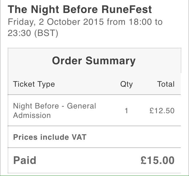 Kydagi's tweet photo. Look likes you're all stuck with me at #TNB2015 #RuneFest http://t.co/5wODgkB8gp
