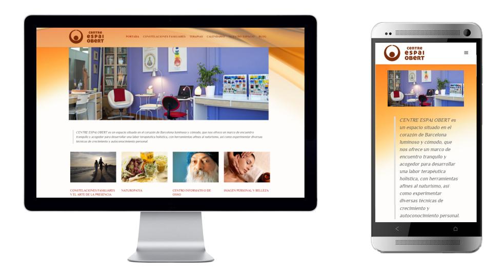 Netcelona's tweet image. Acabem de llençar la nova Web de "centreespaiobert.com", centre de teràpies situat al centre de Barcelona...