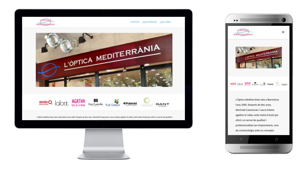 Netcelona's tweet image. Ja hem llençat la nova Web de "lopticamediterrania.com", disposen d'un gran ventall de marques selectes i fets a casa.