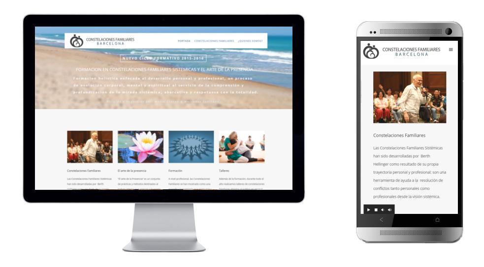 Netcelona's tweet image. Ja hem acabat la nova Web de “constelacionesfamiliaresbarcelona.com”, dedicada a aquesta famosa teràpia de grup...