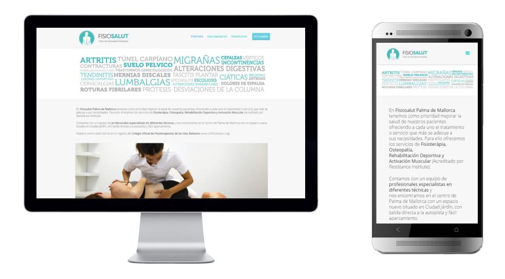 Netcelona's tweet image. Tenim el plaer de presentar-vos la Web de la nova cínica "fisiosalutpalma.com", Fisioteràpia, Osteopatia...