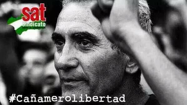 SATSevilla's tweet photo. Detienen a Diego Cañamero. Según nos informan, está en dependencias de la comisaría Blas Infante. #CañameroLibertad http://t.co/5pRRAo5YLr