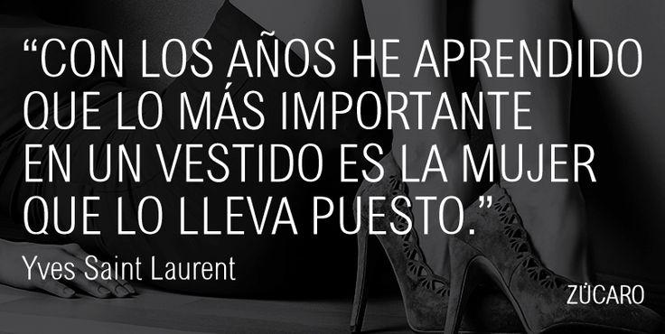 PatchMoon's tweet photo. Cerramos la semana con una frase de Yves Saint Laurent #FelizViernes #Fashion #moda http://t.co/O4OEkzVxgc