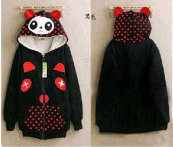 chrisma_mona's tweet photo. (READY) Jacket Panda Black, hrg 73rb,bhn kaos tebel babyterri,ld 100-120 pjg 66, ada kantong,bisa muat sampe L+, http://t.co/ix5uO15Mss