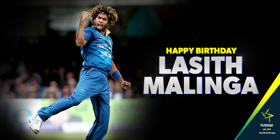 Happy Birthday to the King of Sling, Lasith Malinga! Throw in your best wishes. 