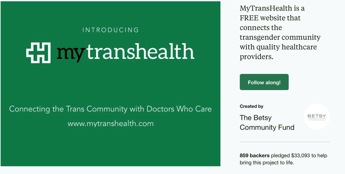 DPBUSER's tweet image. You did it! MYTRANSHEALTH - Bravo from @thebetsyhotel and our community fund @miamifoundation. #translivesmatter