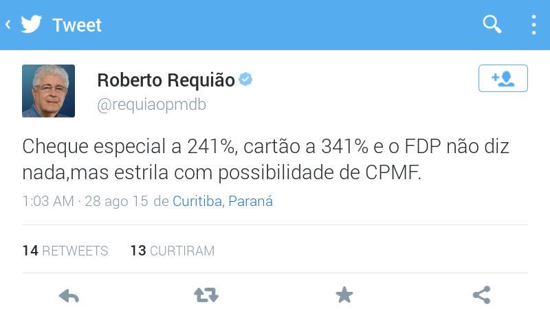 AnjinChatin's tweet photo. ANTES FILHO DE UMA PUTA QUE FILHO DE CERTOS POLÍTICOS BRASILEIROS. http://t.co/BwPm9RqRid