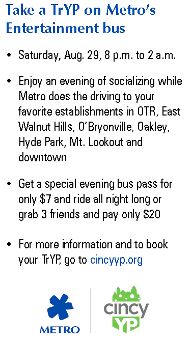 CincyYP's tweet photo. @pepcincy Keep the lvibrancy alive by supporting late public transit for the bar go-ers!   Check it out!  @CincyYP http://t.co/b7vkfSxxa9