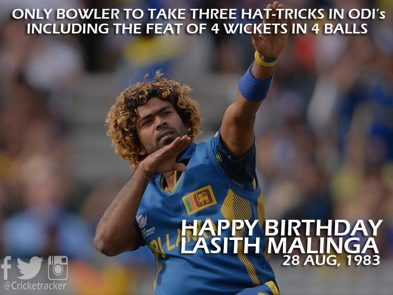 Happy Birthday \"Lasith Malinga\". He turns 32 today. 