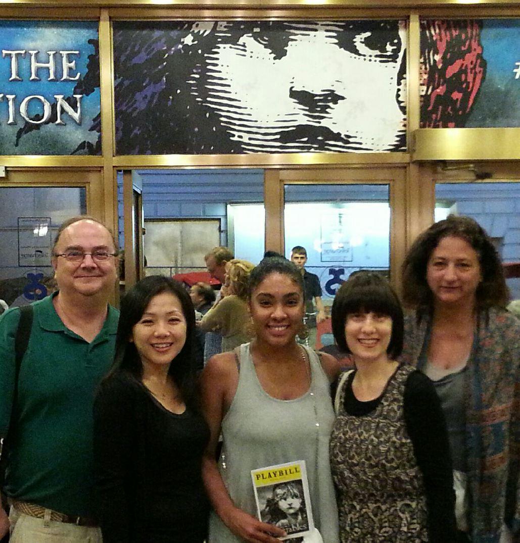 KidKarma's tweet photo. Great night with friends @LesMisBway @BaptisteKyle #inspired #history #acting http://t.co/LTAJe1d4Qs