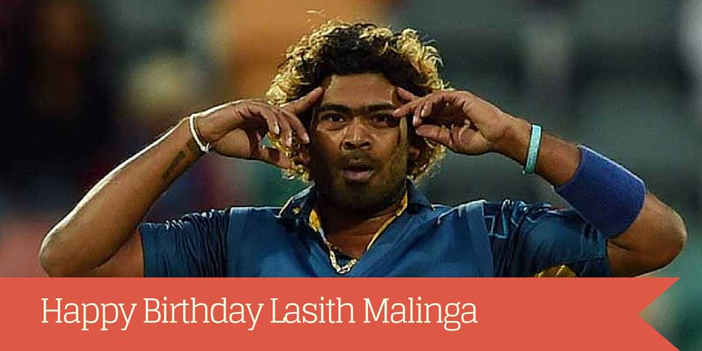We at wish Sri Lankan pacer Lasith Malinga a very Happy Birthday!!
 