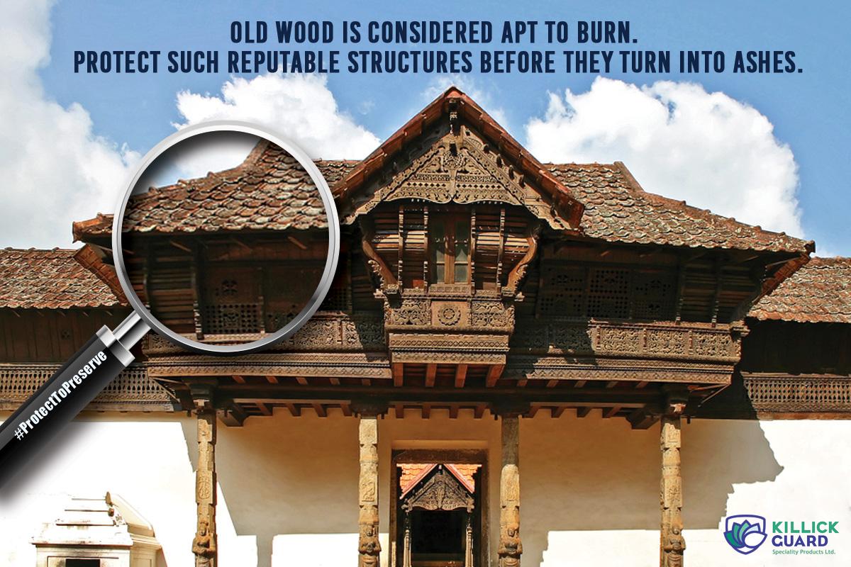 KillickGuard's tweet photo. #ProtectToPreserve The great Padmanabhapuram Palace is known for its wood, if not protected can degrade. http://t.co/4yuXRzDpSz