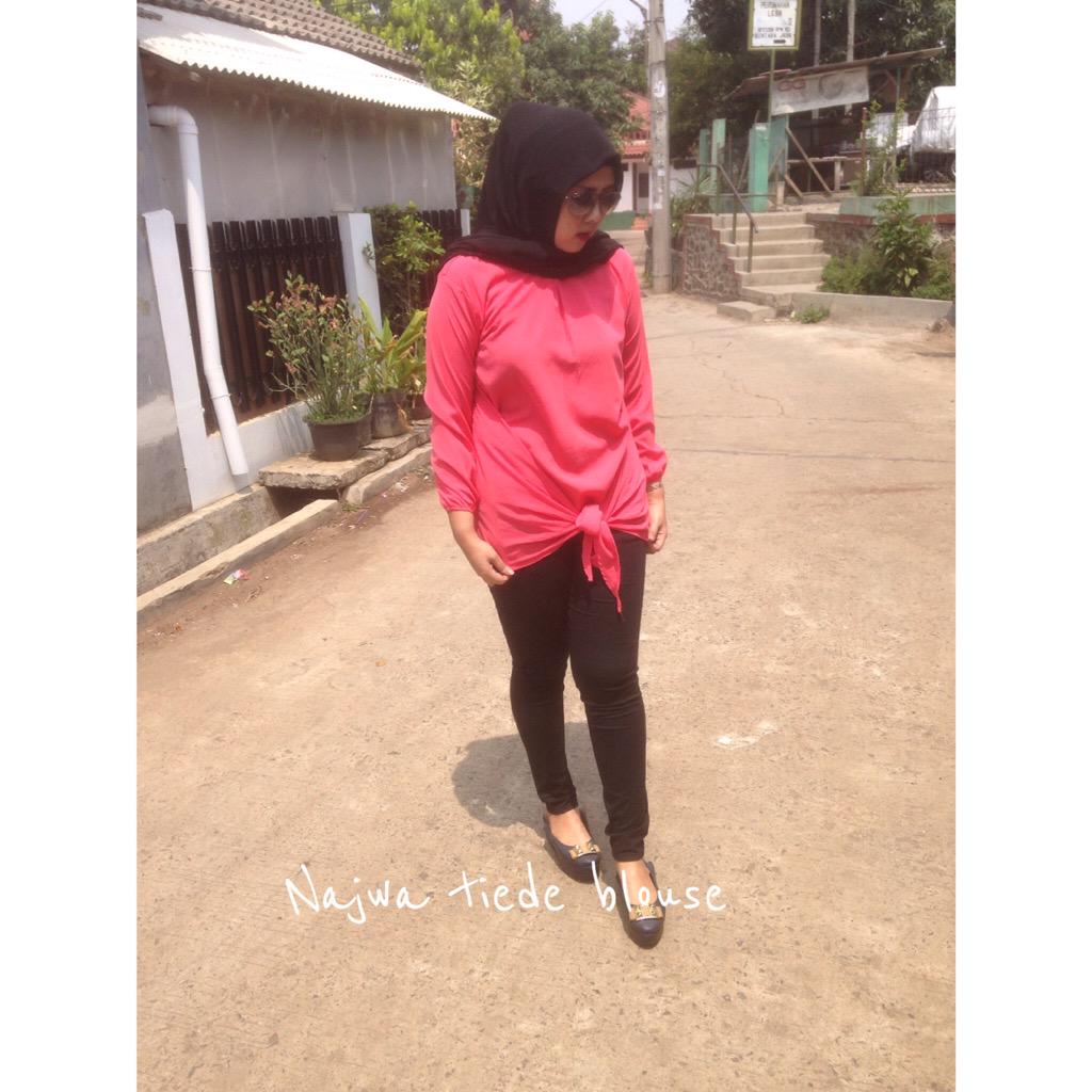 modesteshop's tweet photo. Najwa Tiede // Idr.88k  (details bahan &amp; size check Instagram @modesteshop) http://t.co/VYlMTSVwQ9