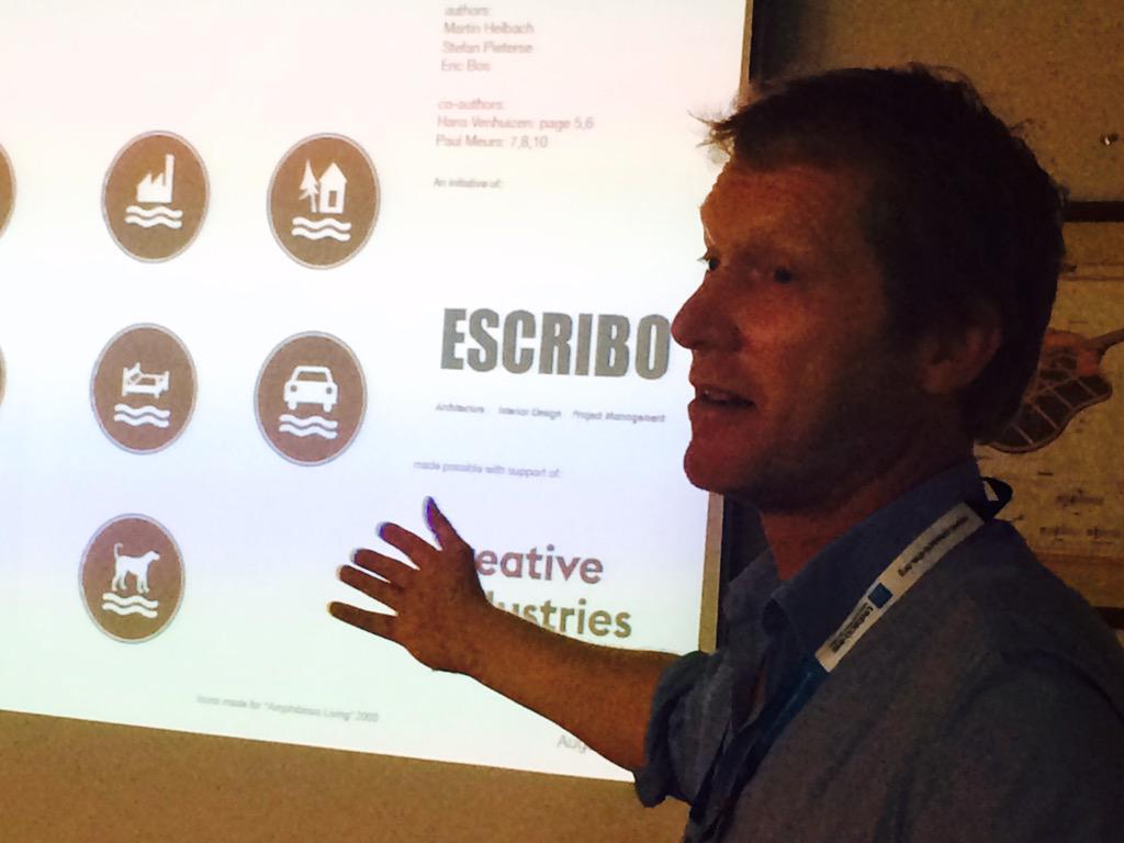 profzevenbergen's tweet photo. @ICAADE2015 Eric Bos ESCRIBO about amphibious living http://t.co/5uTbUqqcA9
