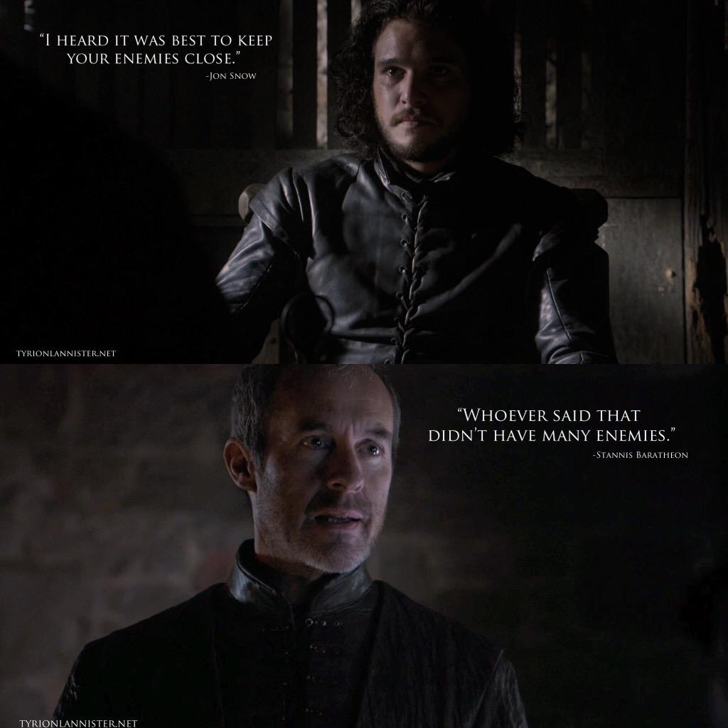 Jon Snow knowing nothing