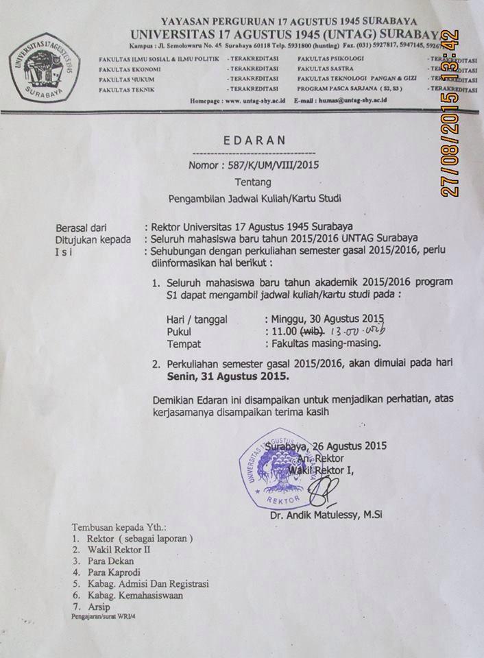 Info buat para maba.