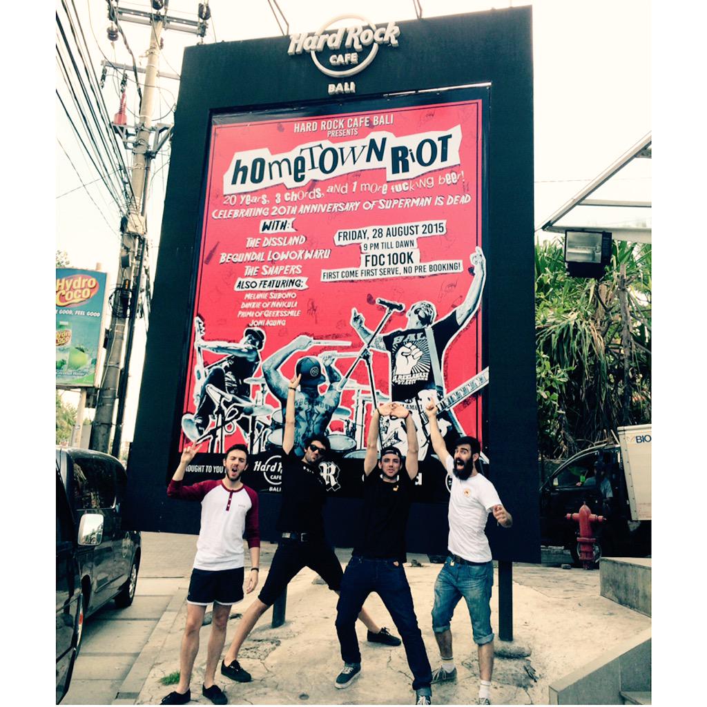 theshapers's tweet photo. Tonight we will play with @SID_Official for their 20th anniversary show!! @hardrockbali ! Join the party !! #Kuta http://t.co/bK7ZpUUt4Z
