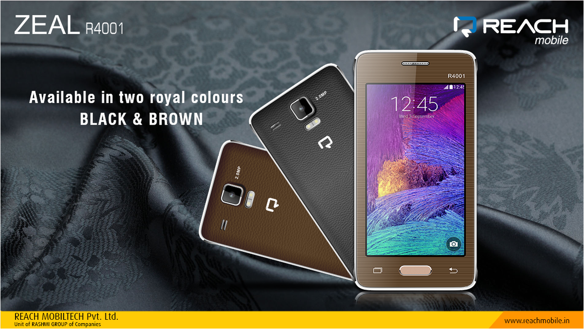 rashmi_group's tweet photo. Available Zeal R4001 in amazing two colors - Black &amp; Brown from #ReachMobile #ReachSeDostiBadhao #FeaturePhone http://t.co/6M3mViBrzL